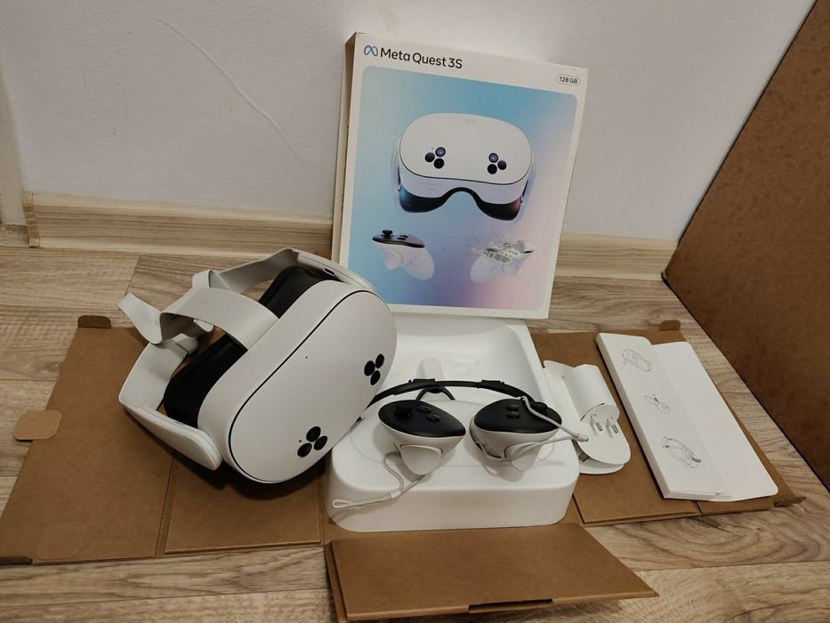 Meta Quest 3S – stan bardzo dobry, komplet w pudełku