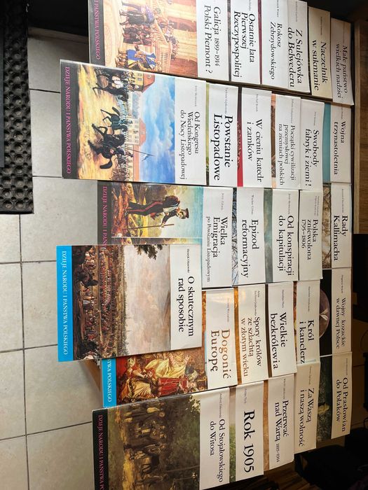 dzieje Narodu i Państwa Polskiego ;  28 tytułów , czasop. historyczne