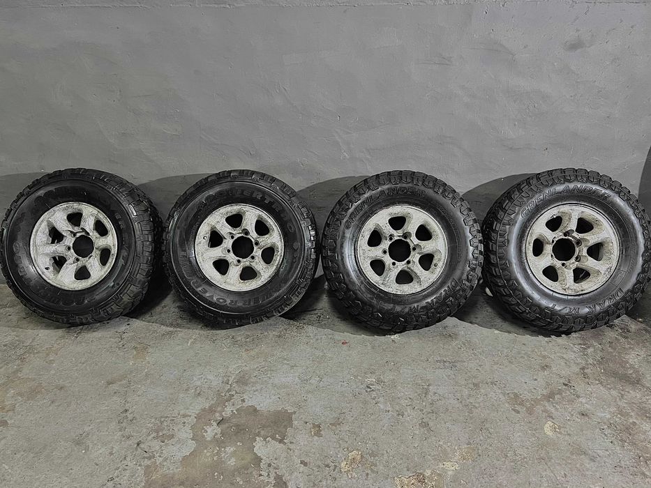 Jantes ORIGINAIS Mitsubishi / ENKEI - 6x139.7 c/ Pneus