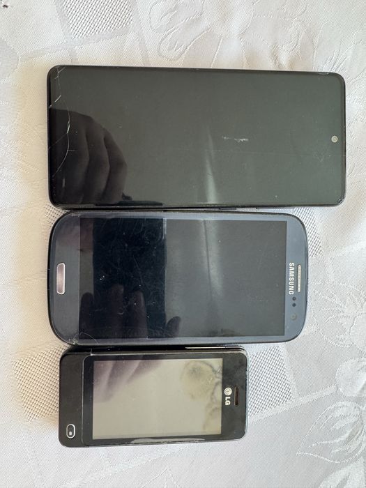 Telefony na sprzedaż: samsung, LG, huawei 11 szt za 100 zł