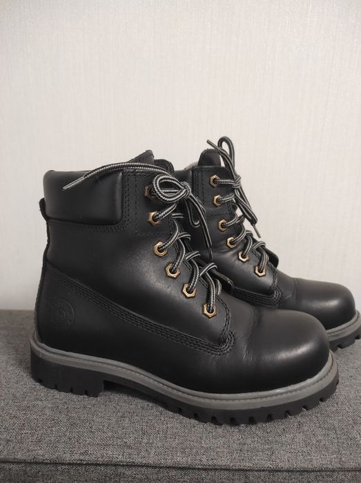 Ботінки черевики зимові шкіряні для хлопчика