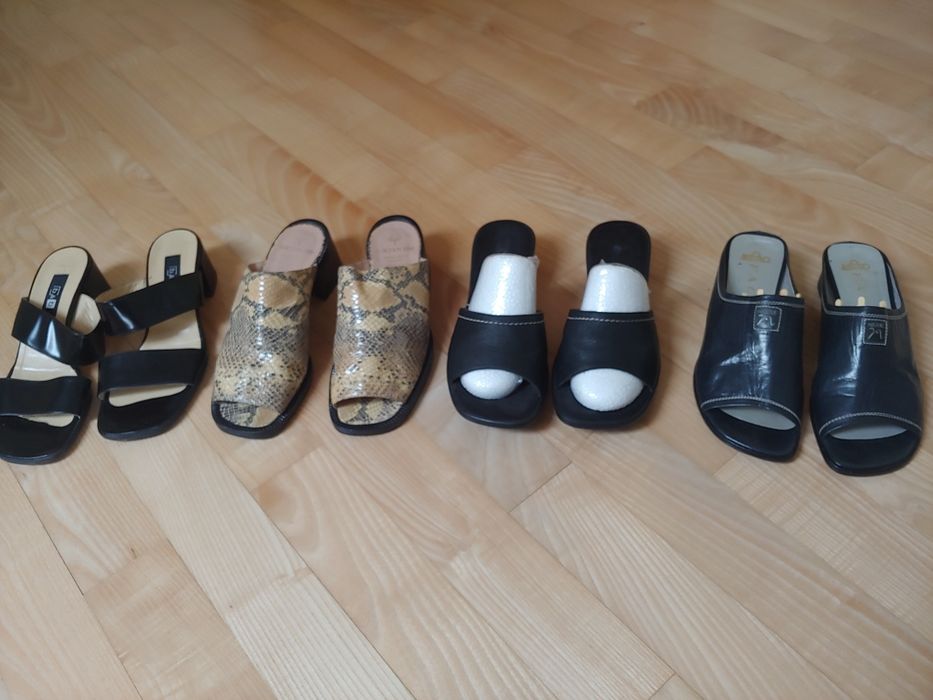 Лот шльопки шкіряні італія geox,facco,b & b