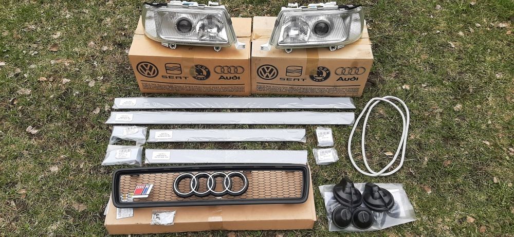 Audi 80 b4 RS2 lampa listwa grill emblemat klosz uszczelka dekielek