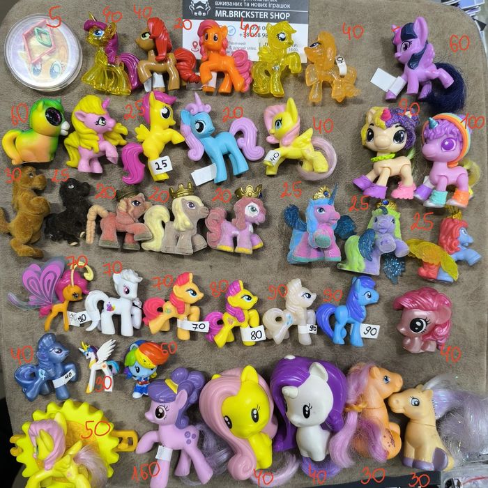 Фігурки поні Рарити Пинки Пай Рейнбоу Деш фигурки пони лошадь