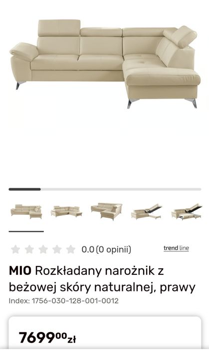 Naroznik ze skóry naturalnej idealny