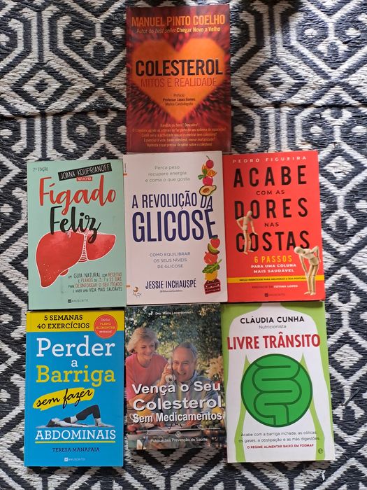 Lote varios livros  clasicos e saude etc
