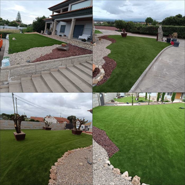 Relva sintética PREMIUM + instalação profissional