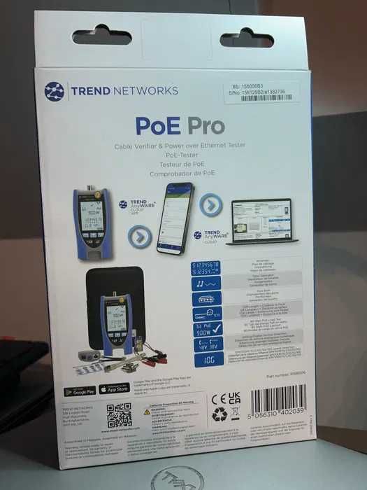 TREND Networks PoE Pro, LAN, Tester sieci i weryfikator PoE