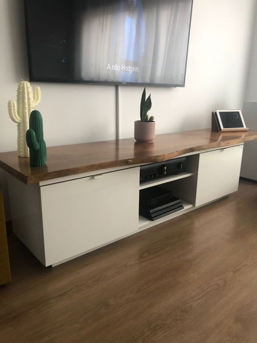 Mesa/ Consola/Prateleira de madeira pinho