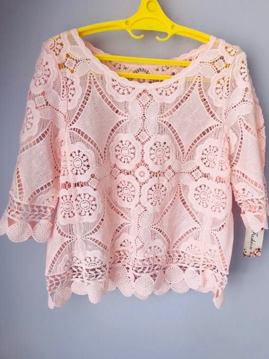 Нова літня кофтинка мереживо, 46-48р