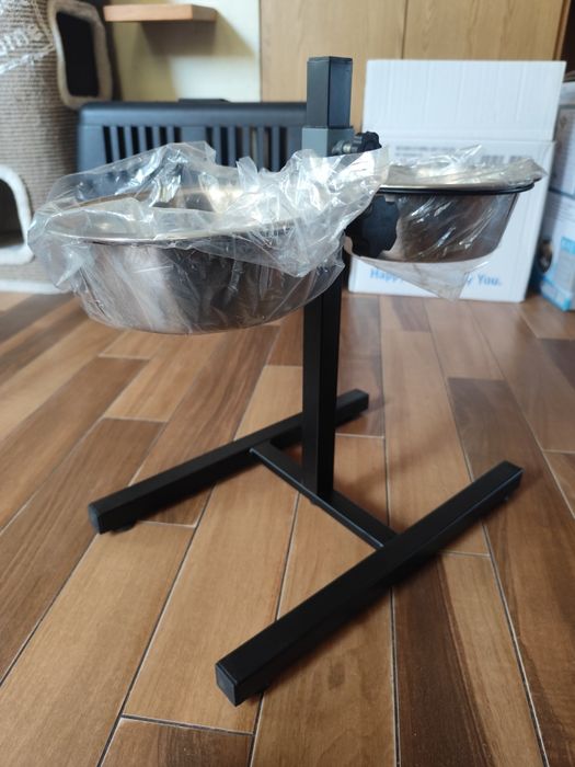 Miski dla psa AniOne 2 x 1,2 L + stojak