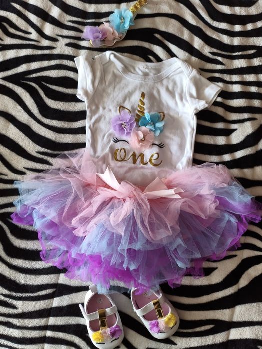 Fato carnaval Unicórnio 1 Ano