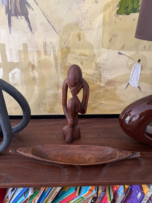 escultura em madeira