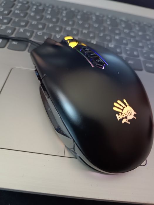 Миша A4Tech Bloody Q80 Neon XGlide USB Black