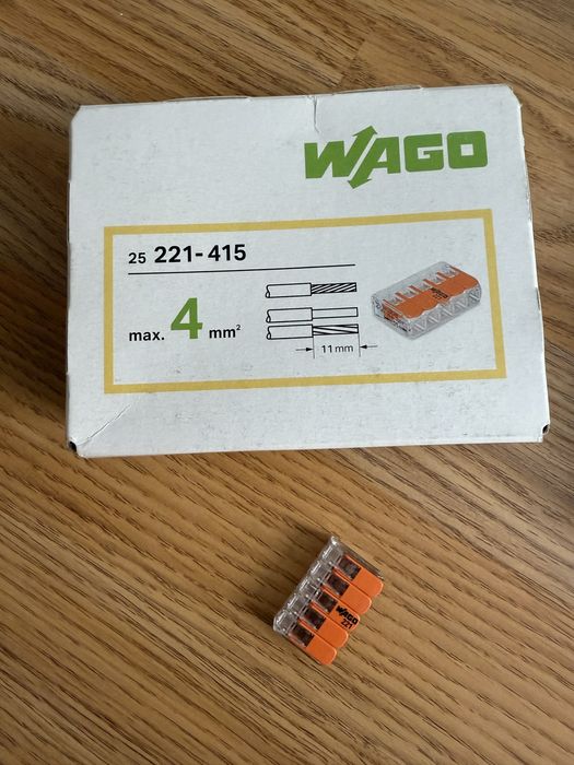 WAGO 3,5,8 клеммы (оригинал,)— 50, 25, 100 шт в упаковке