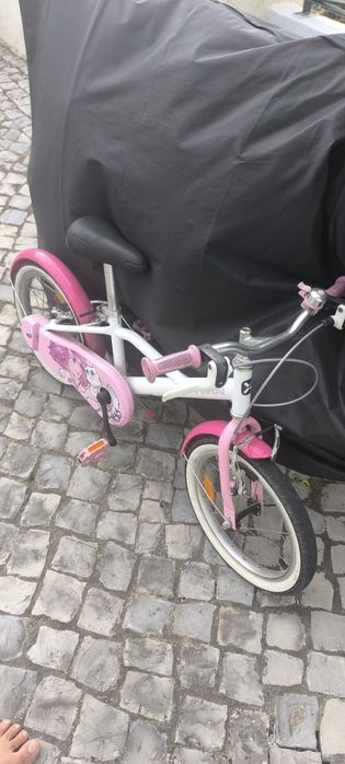 Bicicleta criança rosa