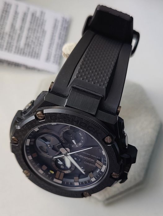 Casio G-Shock GST-B100X-1a Tough Solar szafir carbon Bluetooth