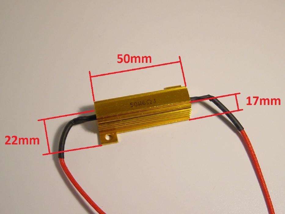 Resistências para piscas LED