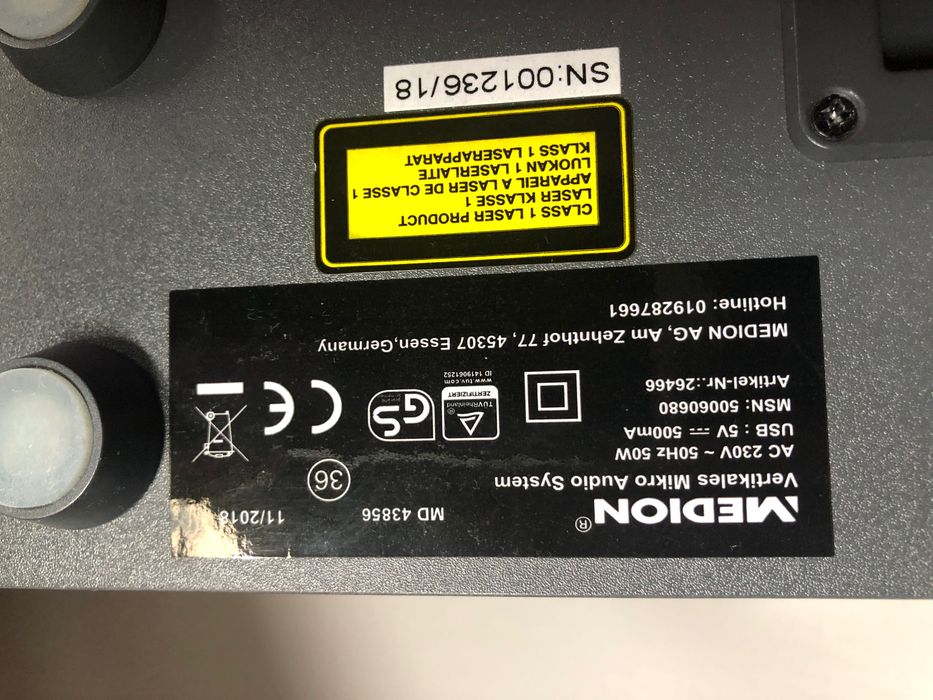 MEDION radio BT CD model MD43856 nowoczesne