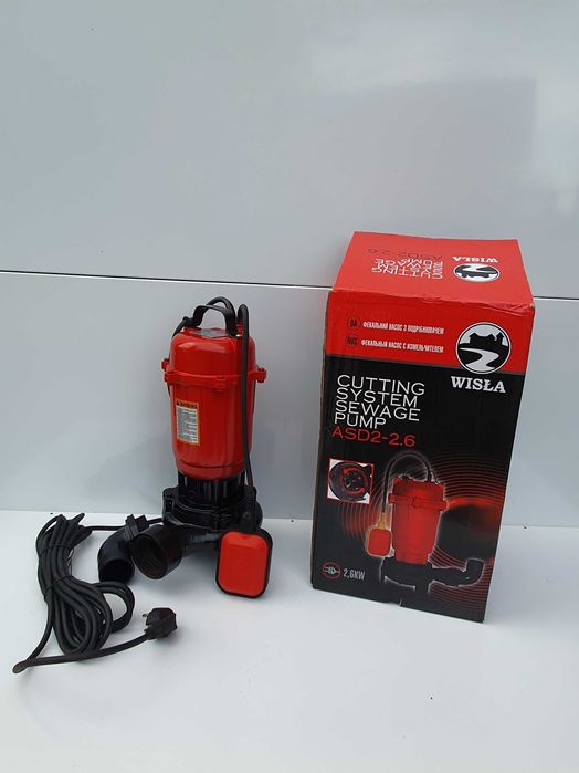 фекальный насос с ножом 2,6 kw ТІЛЬКИ ДОСТАВКА ПОШТОЮ