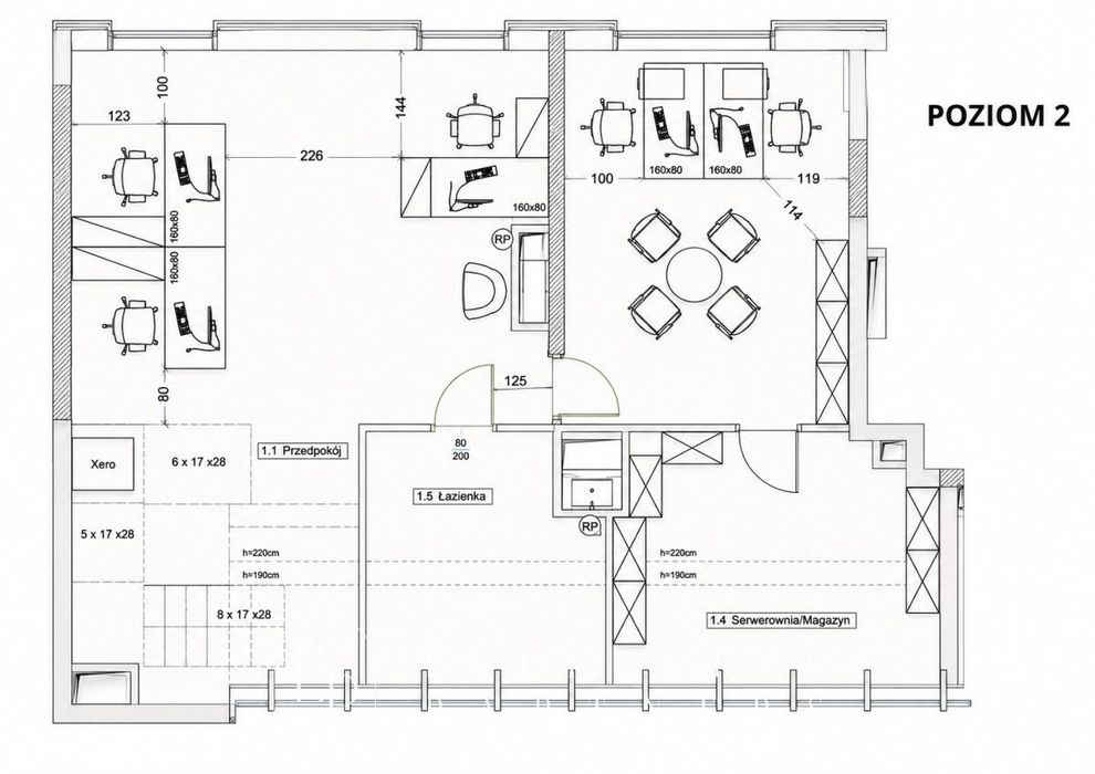 Jasne biuro 165,6 m² | gotowe od zaraz | Mokotów