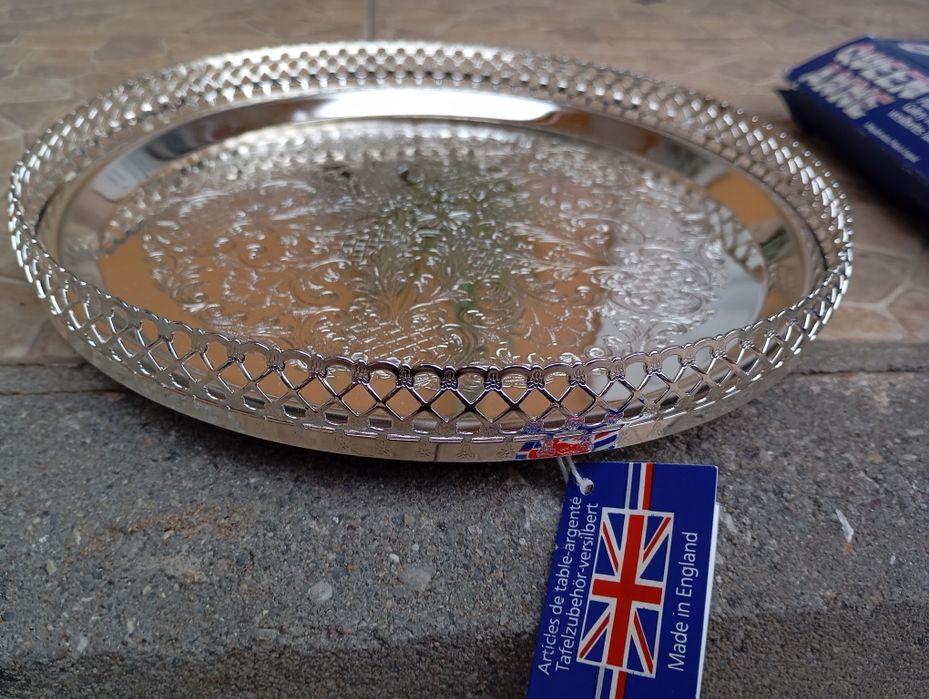 Queen Anne Bandeja Silver Plated