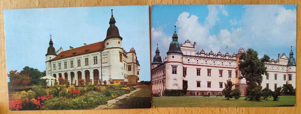 Karta pocztowa Baranów Sandomierski Zamek fotografia J. Malinowski PRL