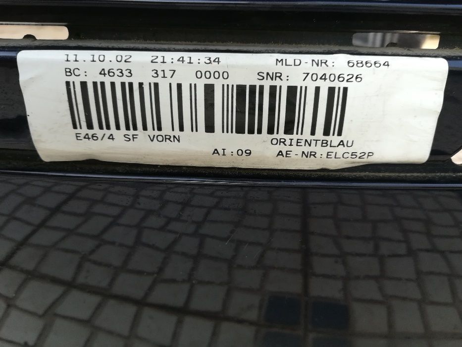 Para-Choques BMW e46 de 2003