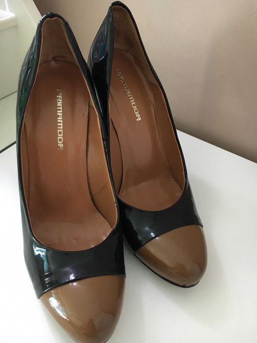 Buty damskie pantofle eleganckie lakierki włoskie rozm.37