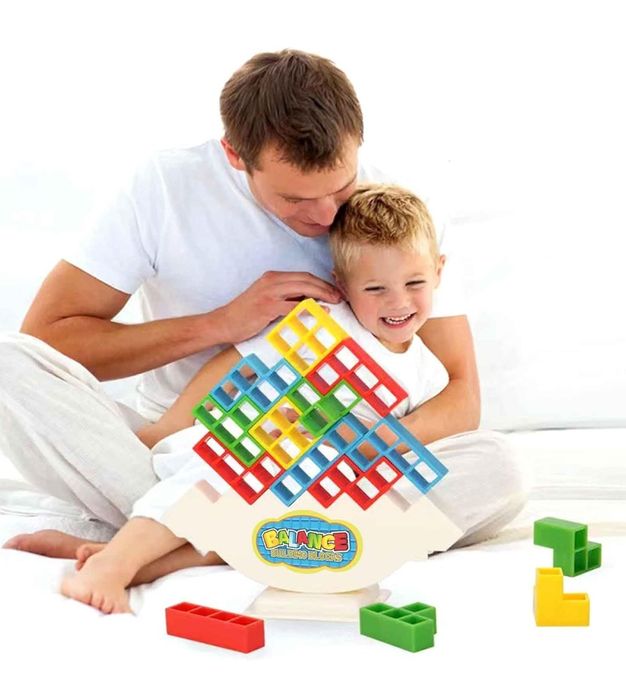 AWAVM Tetra Tower, zestaw do układania w stosy Tetris