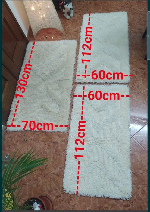 Tapetes de pelo alto.