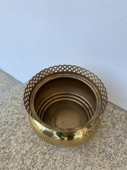 Vazo Decorativo Dourado