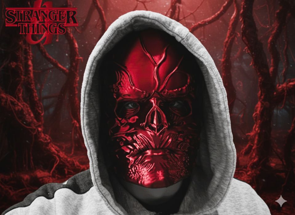Maska motywem strenger things