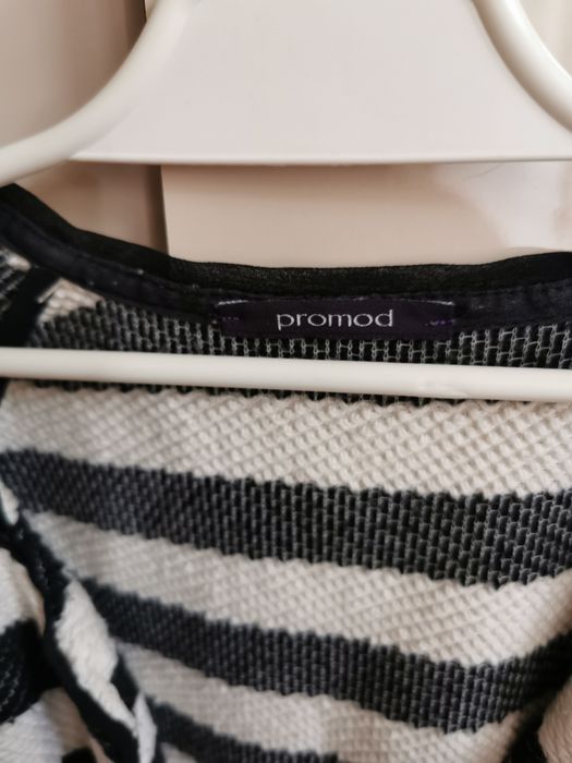 Bluza narzutka okrycie marynarka promo paski 170 36  S