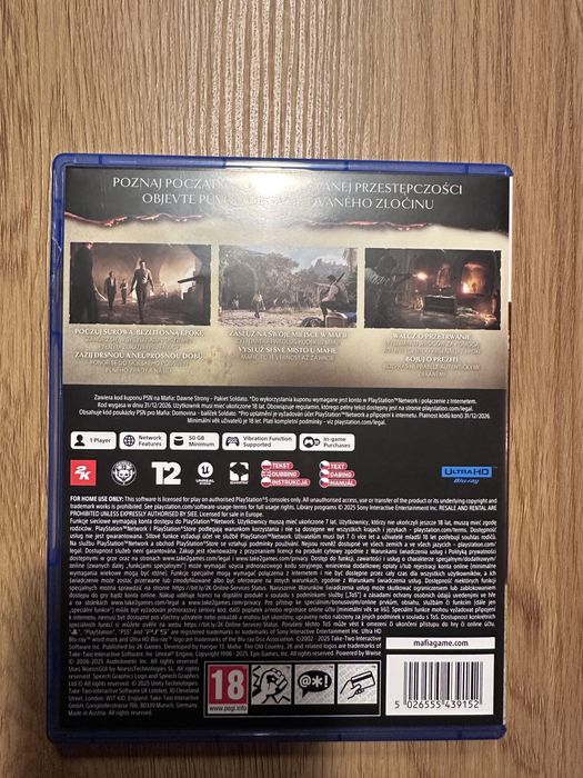 Mafia Dawne Strony PS5