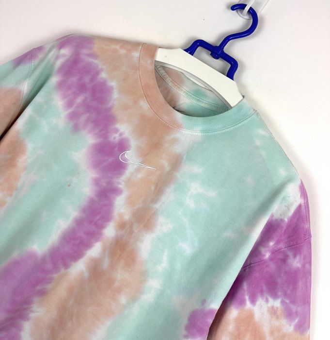 Koszulka NIKE Tie Dye kolorowa t-shirt retro bawełna r. L