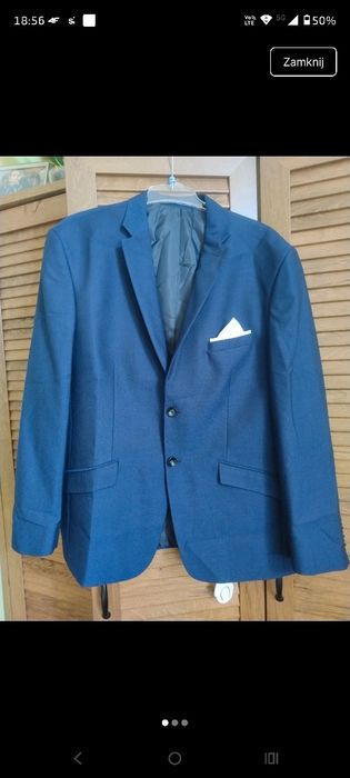 Garnitur męski odbiór