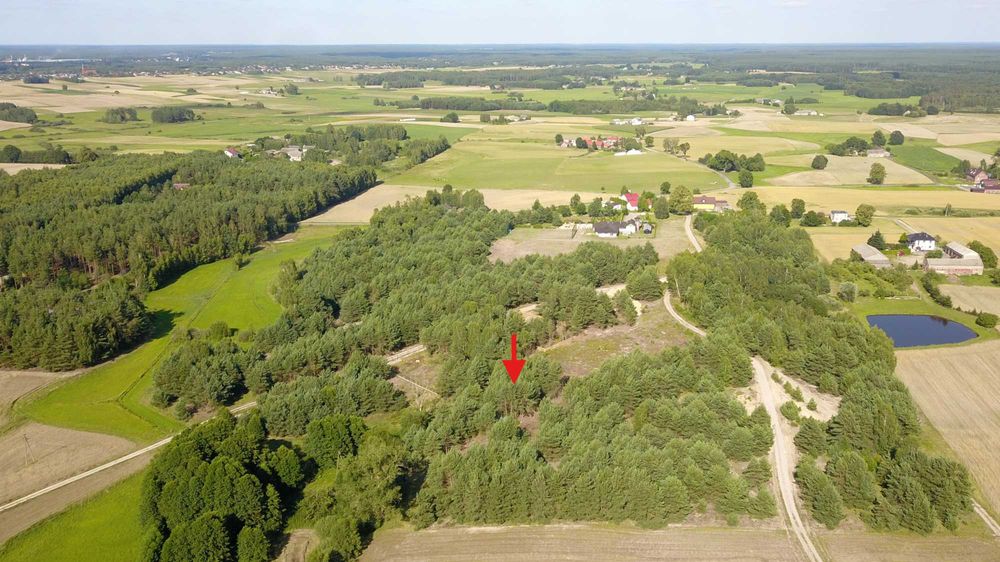 Działka 1000 m² w Będźmierowicach, gmina Czersk