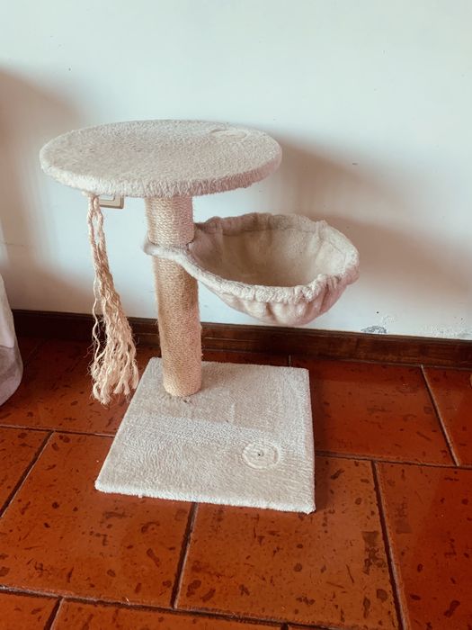 Arranhador gato com cama