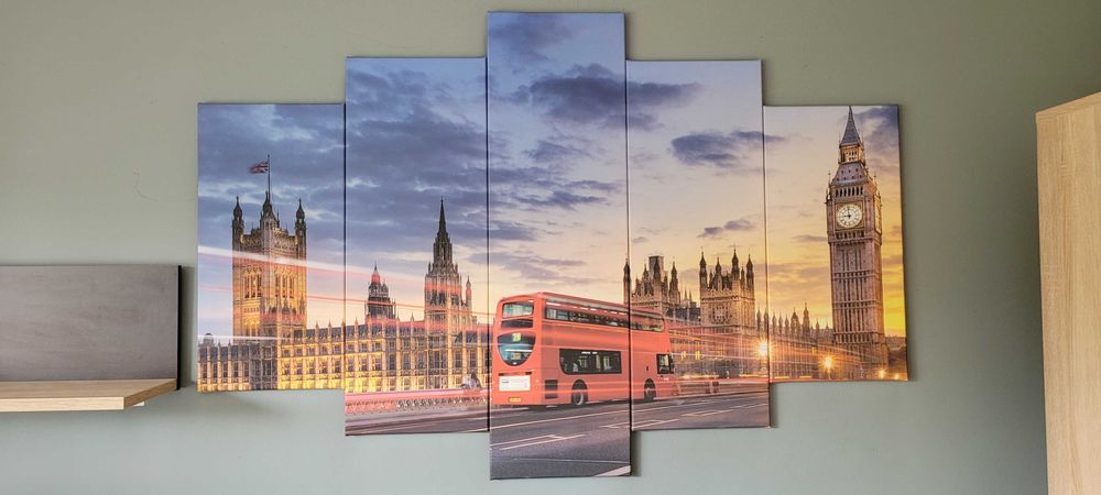 Obraz 5 Części Londyn Westminster ładna panorama
