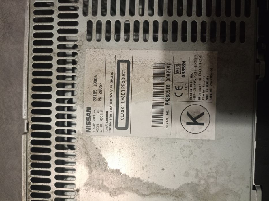 Магнитола Нисан Кашкай j10