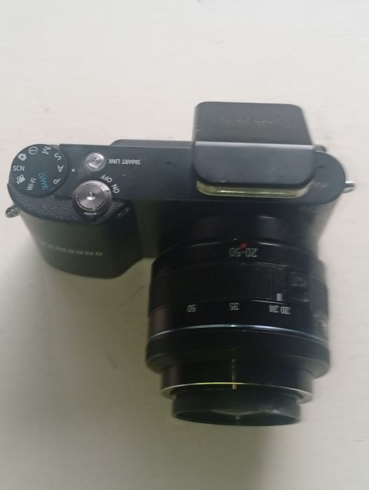 Câmera de fotografia Samsung com bolsa e carregador