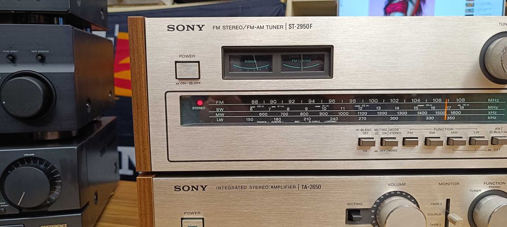 Усилитель SONY TA-2650 +тюнер SONY ST-2950F (СУПЕР СТАН ! )