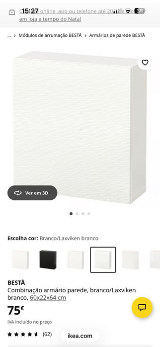 2 móveis parede IKEA Besta