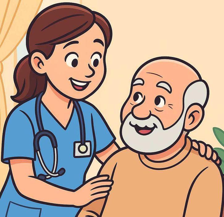 Cuidadora para a noite