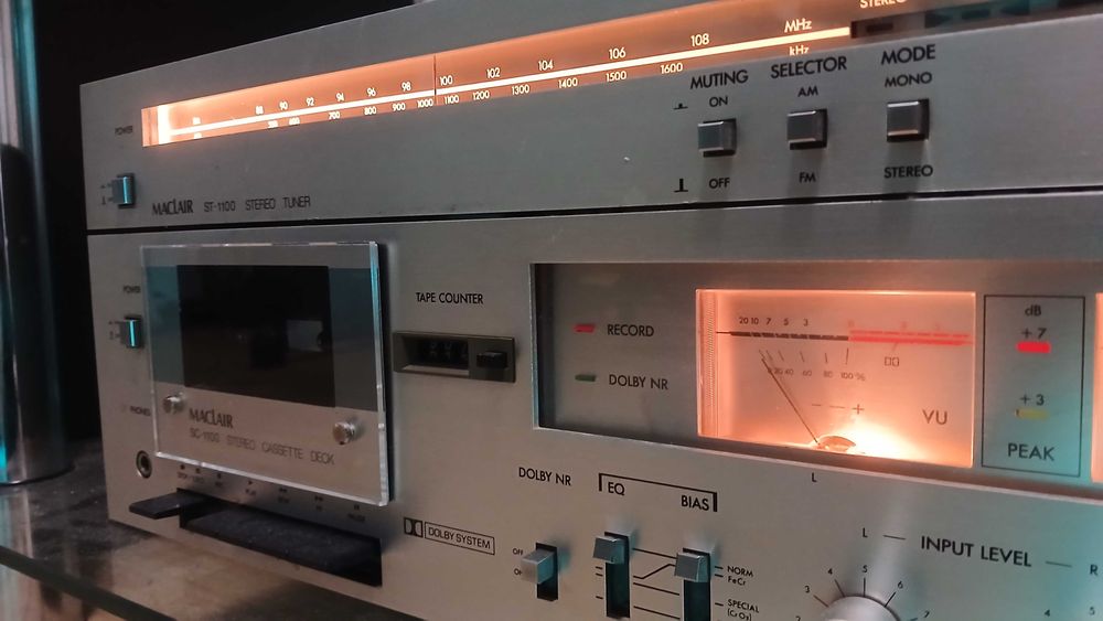 MacLair ST-1100 + SC-1100 tuner i deck
