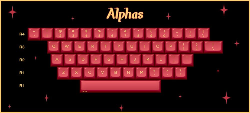 Keycaps Kat Explosion para teclado com layout PT novas