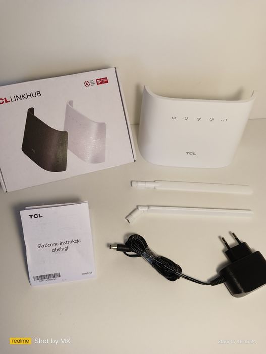 Router LTE na kartę SIM LTE 4G WiFi 5GHz gniazdo tel modem TCL HH63V1S