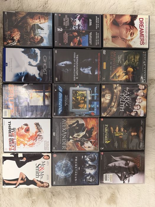 Filmy DVD 10 zł/szt.