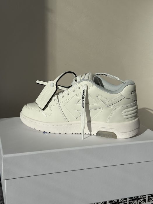 OFF-WHITE Жіночі шкіряні кросівки Out Of Office